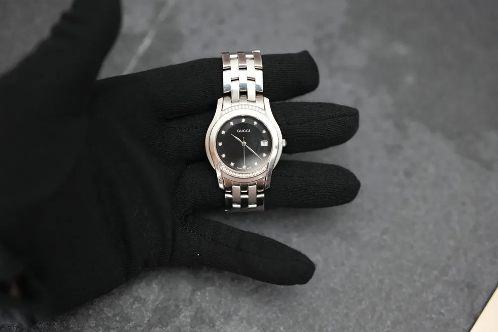 Steel Dress Watch, Black Dial — Watch · Stainless Steel